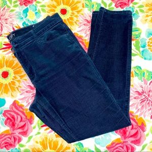 Loft Navy Corduroy Pants